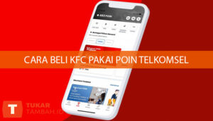 cara beli kfc pakai poin telkomsel