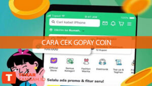 cara cek gopay coin